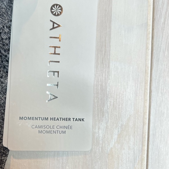 Athleta Momentum Heathered Tank size large NWT - Picture 3 of 6